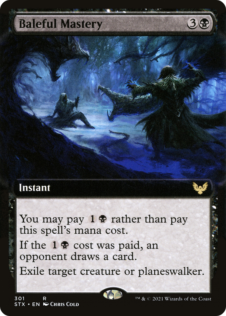 Baleful Mastery (Extended Art) [Strixhaven: School of Mages] - Trinity Hobby