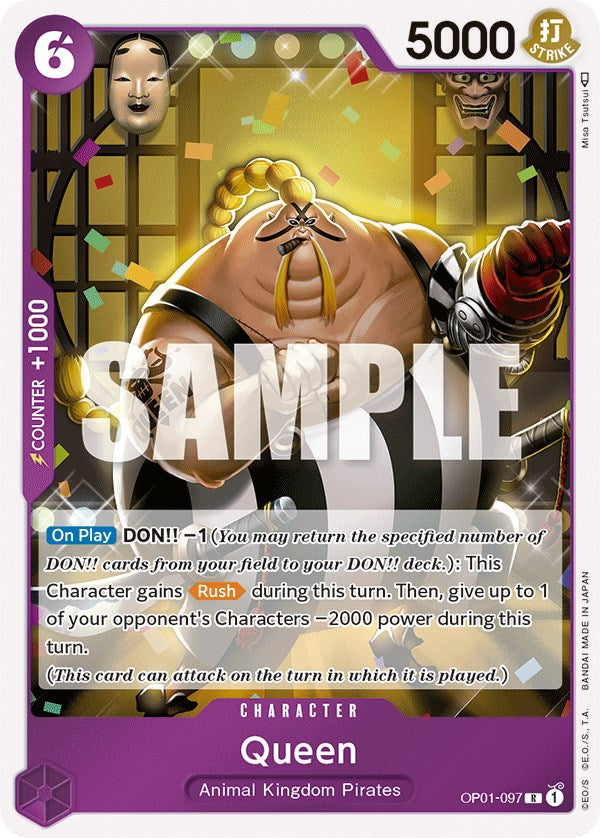 Queen (OP01-097) - [Romance Dawn] Foil - Trinity Hobby