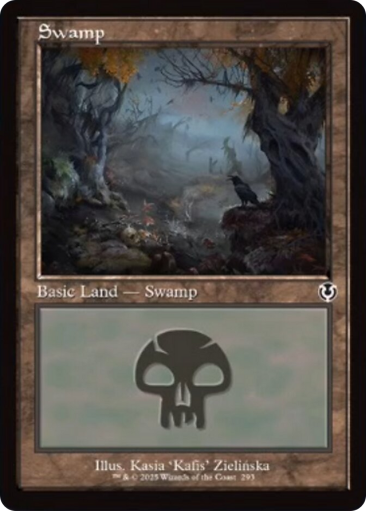 Swamp (293) (Retro Frame) [Innistrad Remastered] - Trinity Hobby