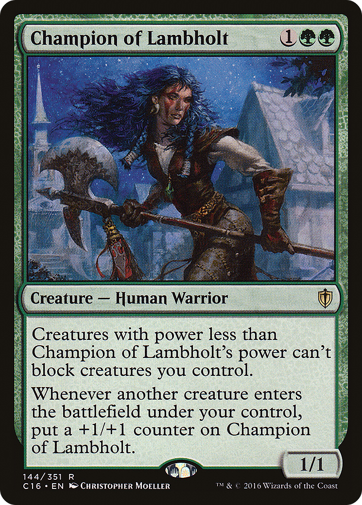Champion of Lambholt [Commander 2016] - Trinity Hobby