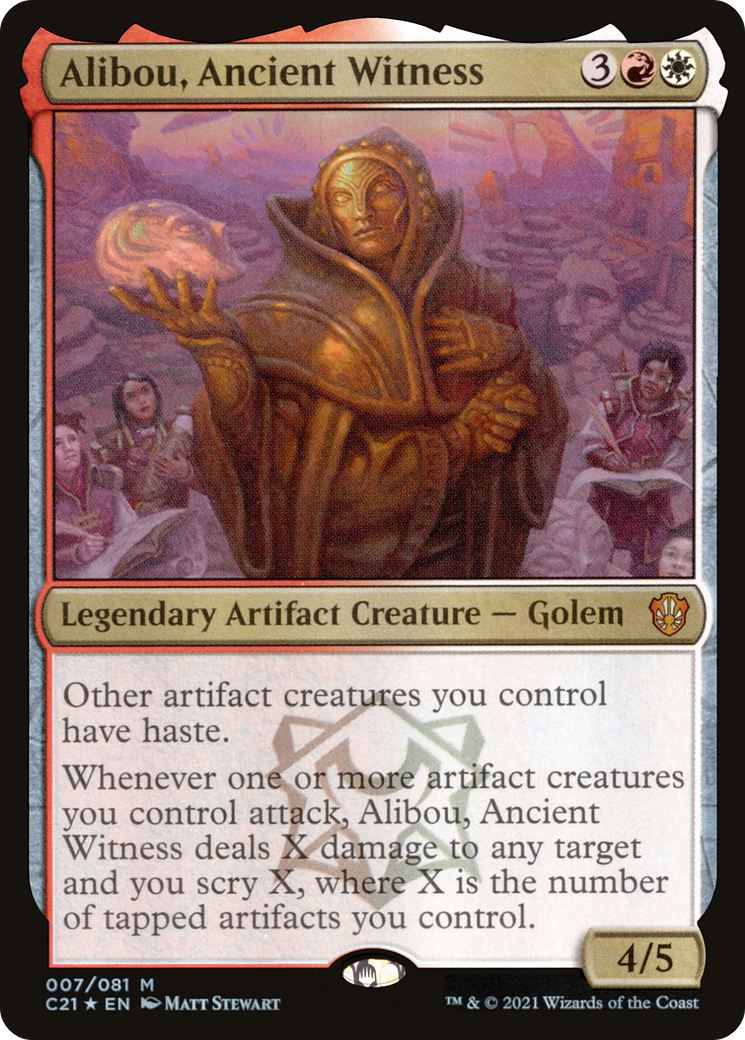 Alibou, Ancient Witness [Commander 2021] - Trinity Hobby