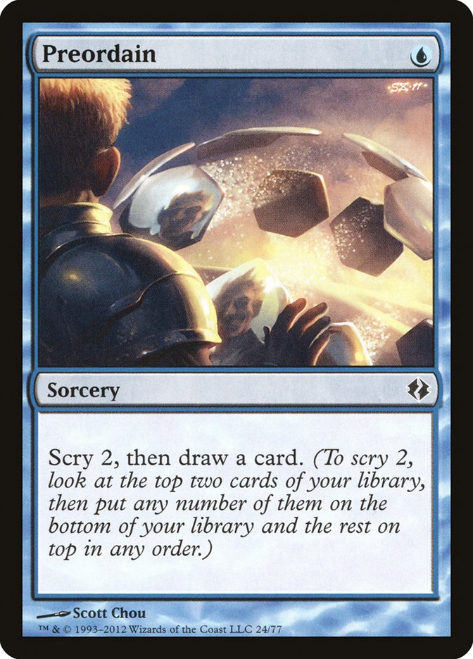 Preordain [Duel Decks: Venser vs. Koth] - Trinity Hobby