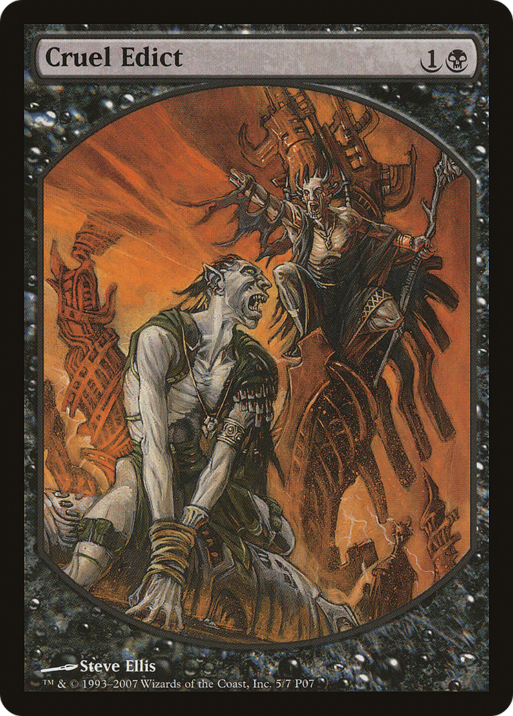 Cruel Edict [Magic Player Rewards 2007] - Trinity Hobby