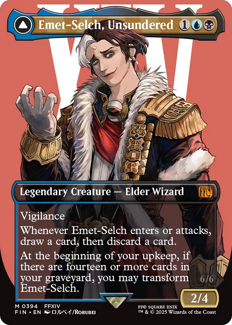 Emet-Selch, Unsundered (Borderless)  (FIN-394) - [FINAL FANTASY] (Borderless) - Trinity Hobby