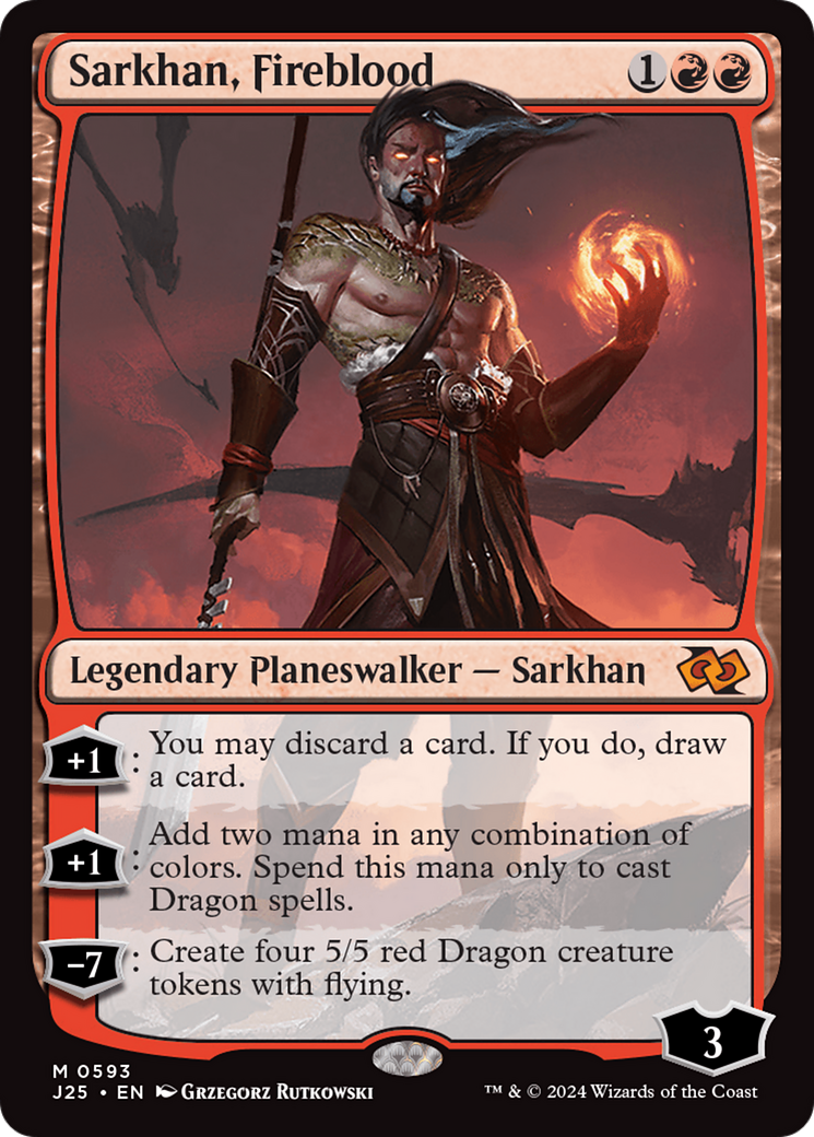 Sarkhan, Fireblood [Foundations Jumpstart] - Trinity Hobby