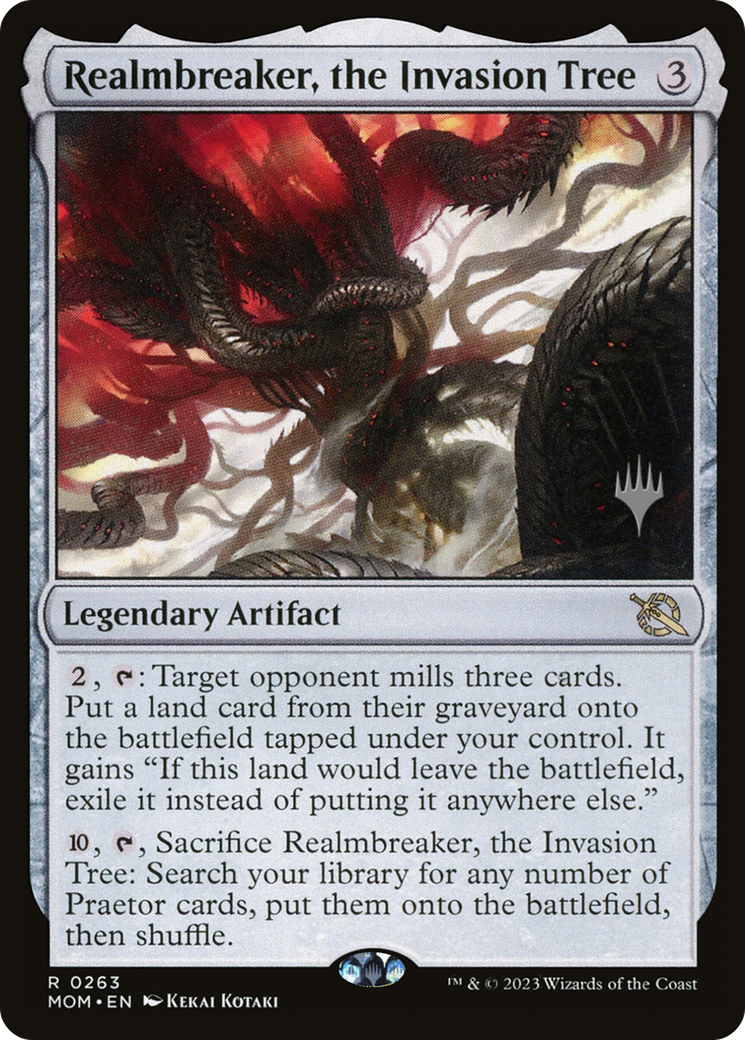 Realmbreaker, the Invasion Tree (Promo Pack) [March of the Machine Promos] - Trinity Hobby