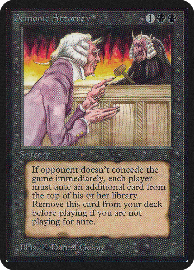 Demonic Attorney [Alpha Edition] - Trinity Hobby