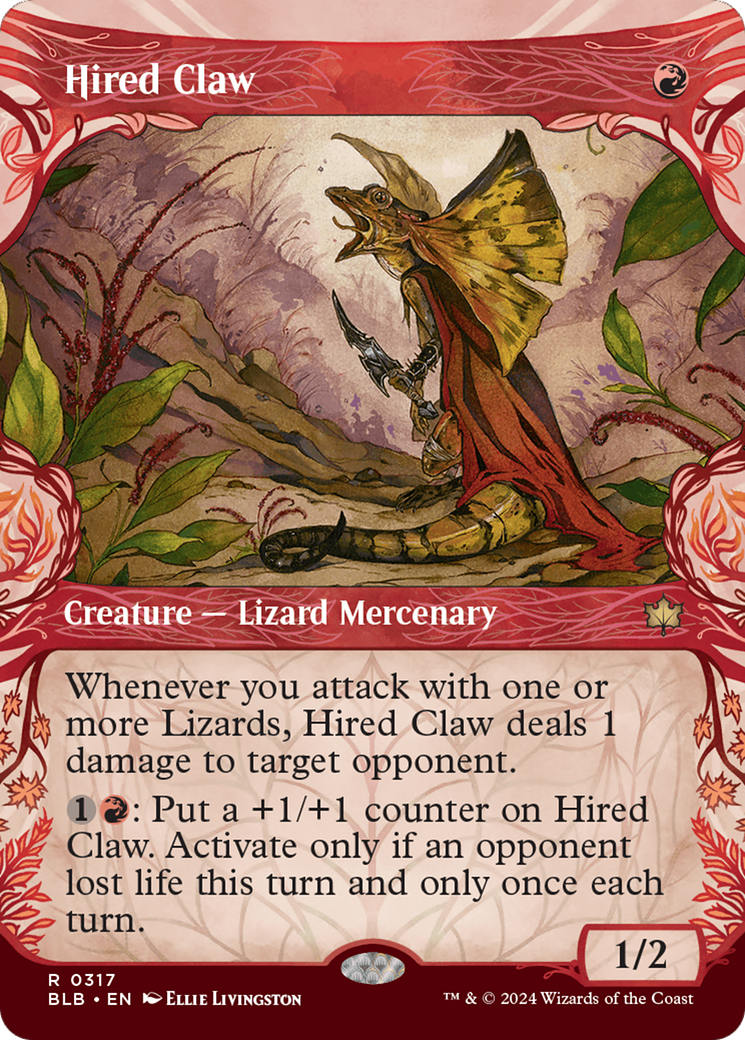 Hired Claw (Showcase) [Bloomburrow] - Trinity Hobby