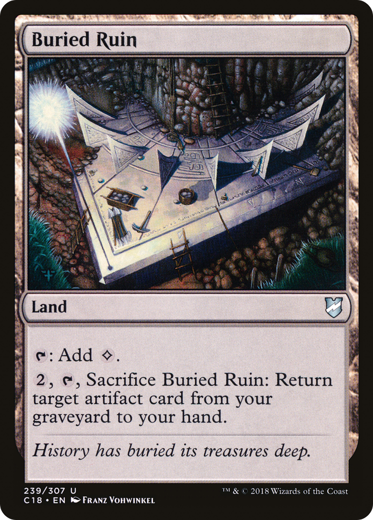 Buried Ruin [Commander 2018] - Trinity Hobby