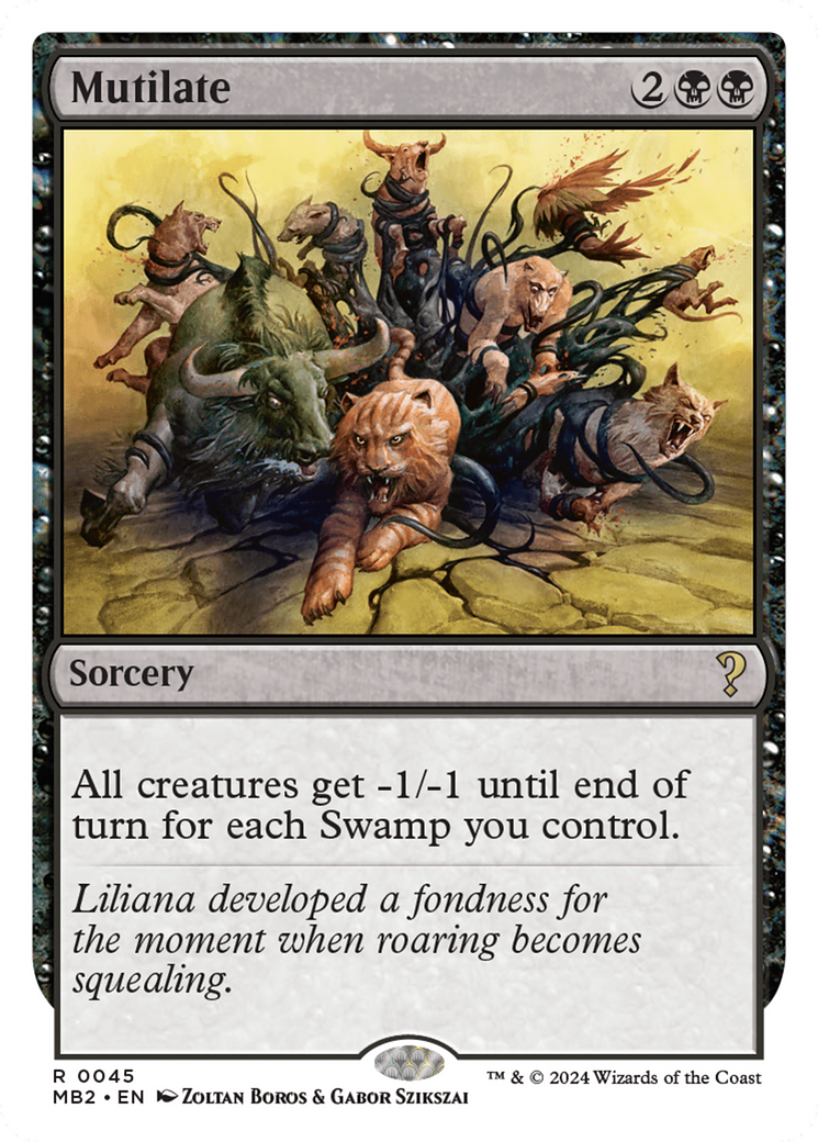 Mutilate (White Border) [Mystery Booster 2] - Trinity Hobby