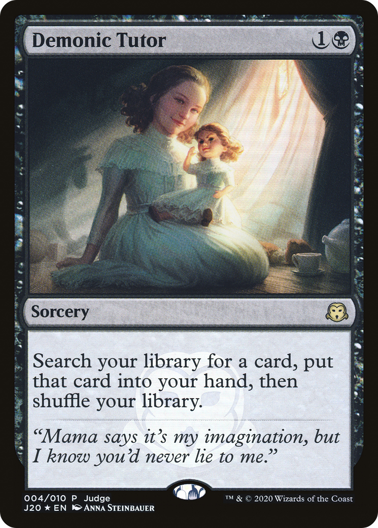 Demonic Tutor [Judge Gift Cards 2020] - Trinity Hobby