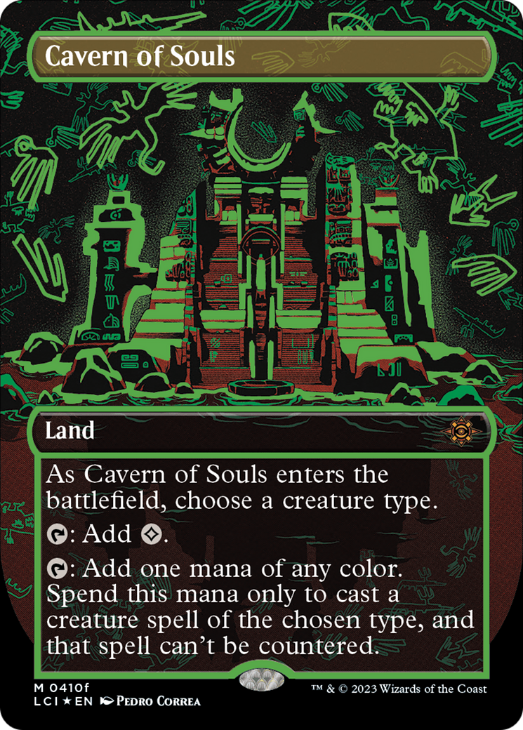 Cavern of Souls (0410f) (Borderless) [The Lost Caverns of Ixalan] - Trinity Hobby