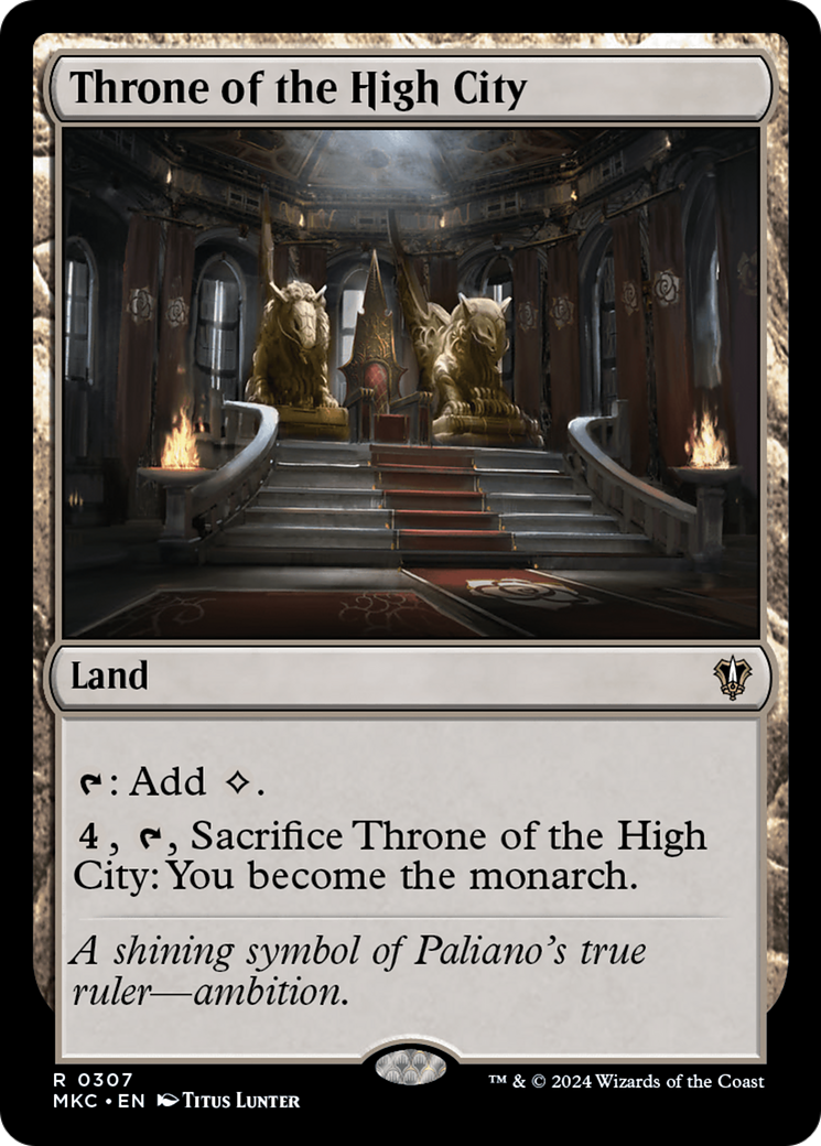 Throne of the High City [Murders at Karlov Manor Commander] - Trinity Hobby