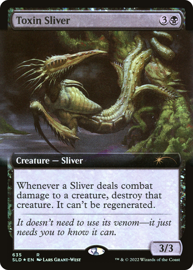 Toxin Sliver (Extended Art) [Secret Lair Drop Promos] - Trinity Hobby