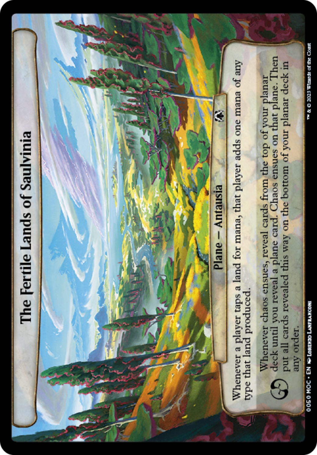 The Fertile Lands of Saulvinia [March of the Machine Commander] - Trinity Hobby