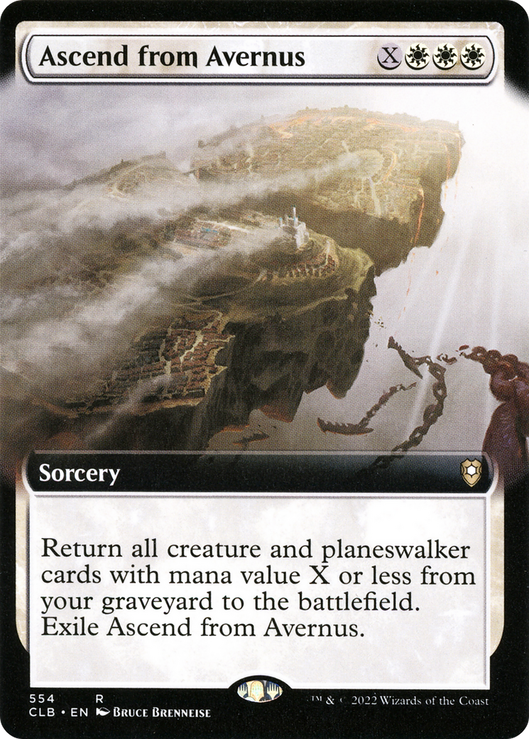Ascend from Avernus (Extended Art) [Commander Legends: Battle for Baldur's Gate] - Trinity Hobby