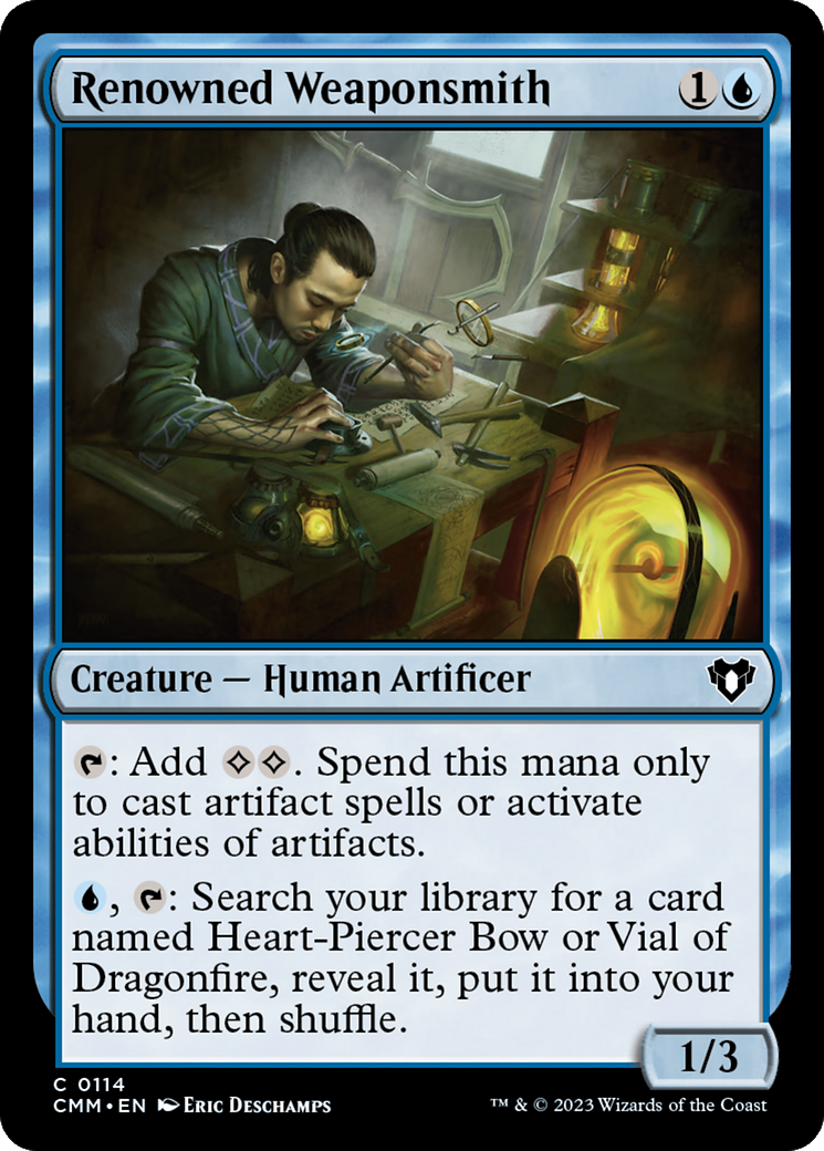 Renowned Weaponsmith [Commander Masters] - Trinity Hobby