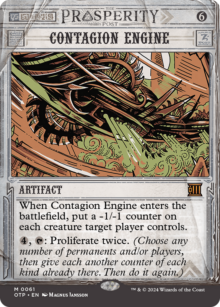 Contagion Engine [Outlaws of Thunder Junction: Breaking News] - Trinity Hobby