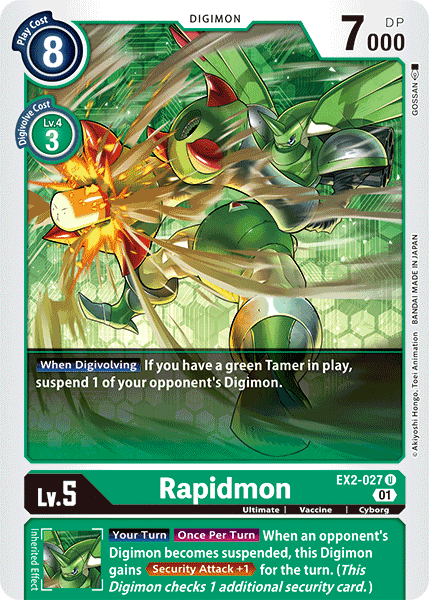 Rapidmon [EX2-027] [Digital Hazard] - Trinity Hobby