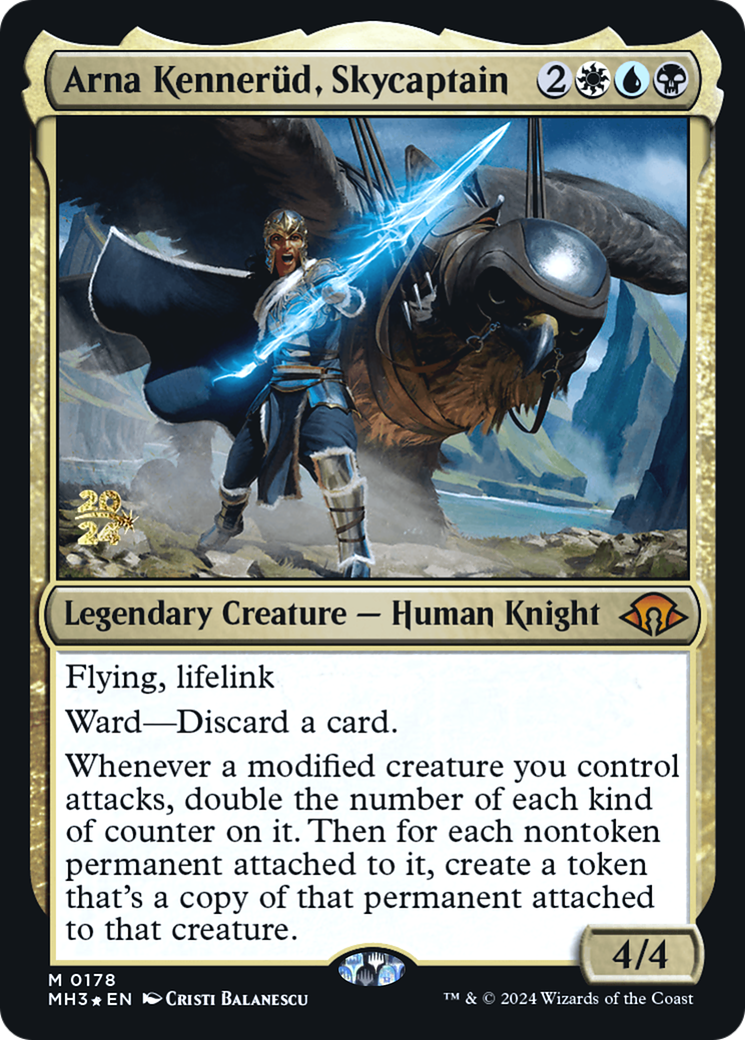Arna Kennerud, Skycaptain [Modern Horizons 3 Prerelease Promos] - Trinity Hobby