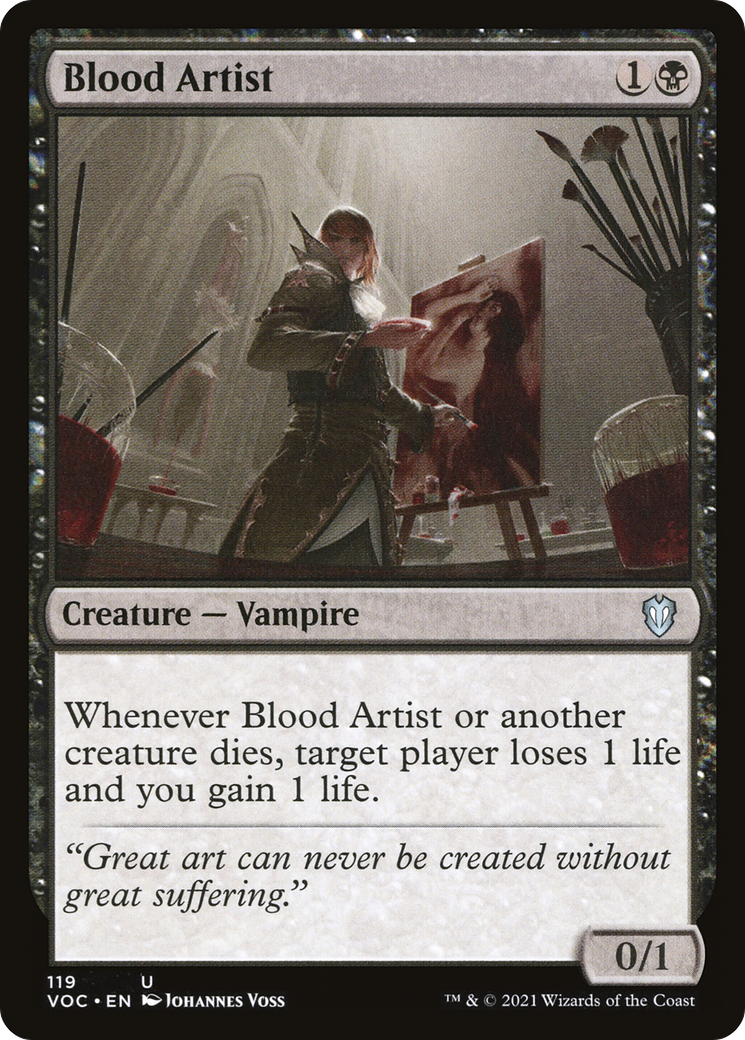 Blood Artist [Innistrad: Crimson Vow Commander] - Trinity Hobby