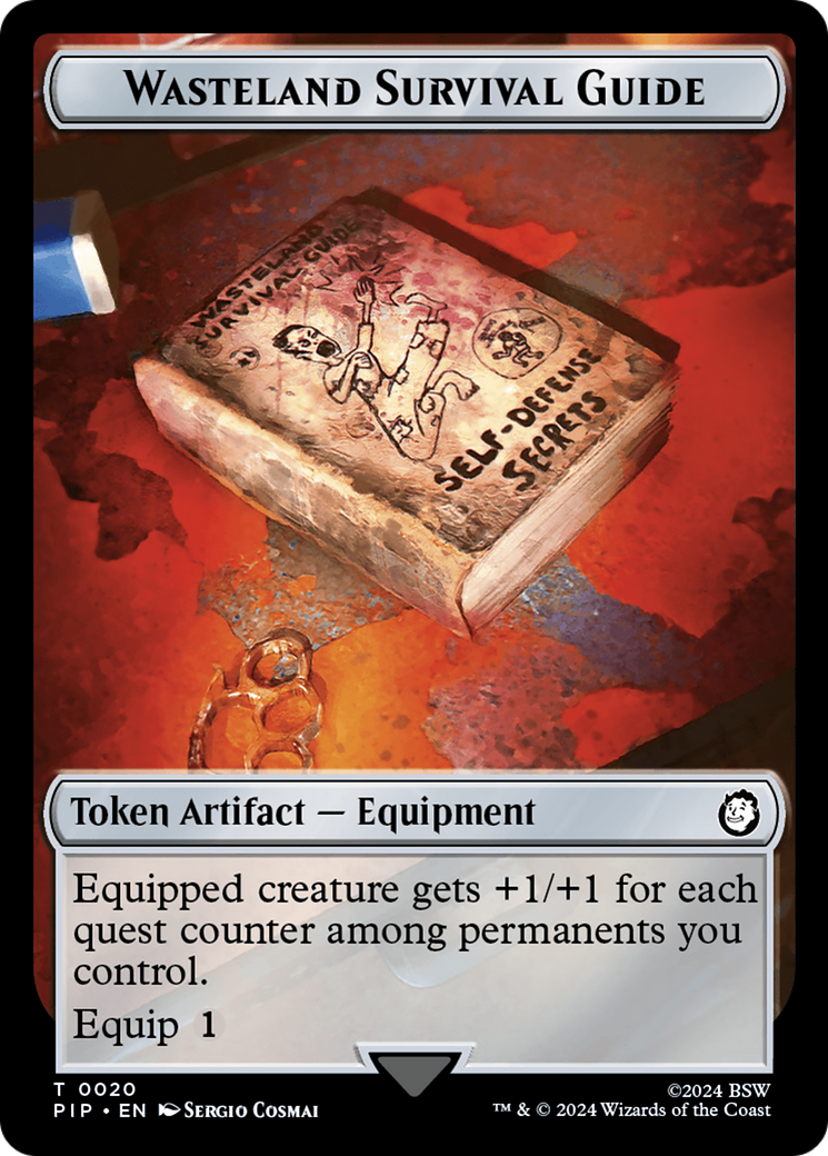 Energy Reserve // Wasteland Survival Guide Double-Sided Token [Fallout Tokens] - Trinity Hobby