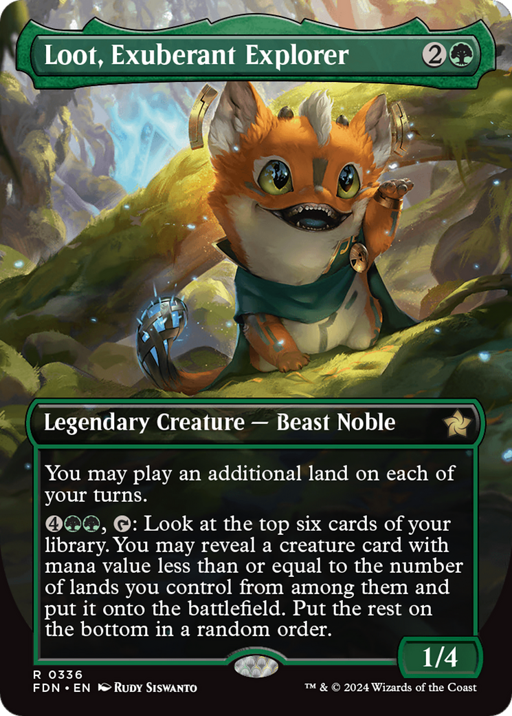 Loot, Exuberant Explorer (Borderless) [Foundations] - Trinity Hobby