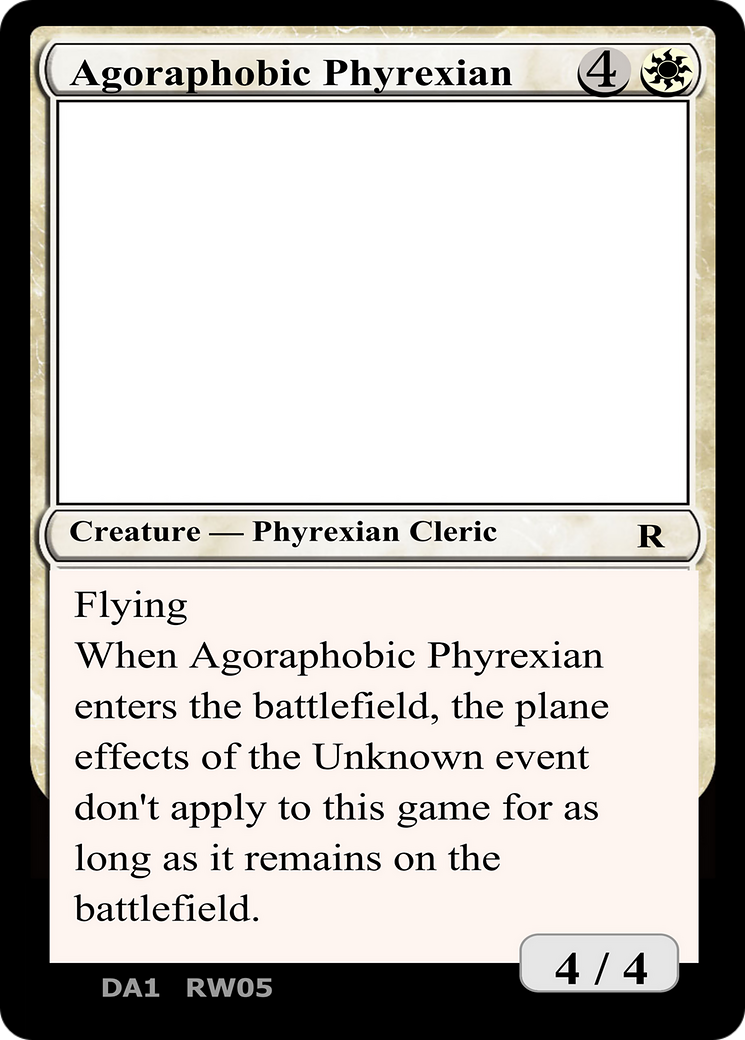 Phyrexian agoraphobe [Événement inconnu] 