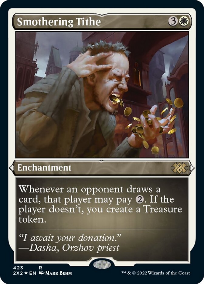 Smothering Tithe (Foil Etched) [Double Masters 2022] - Trinity Hobby