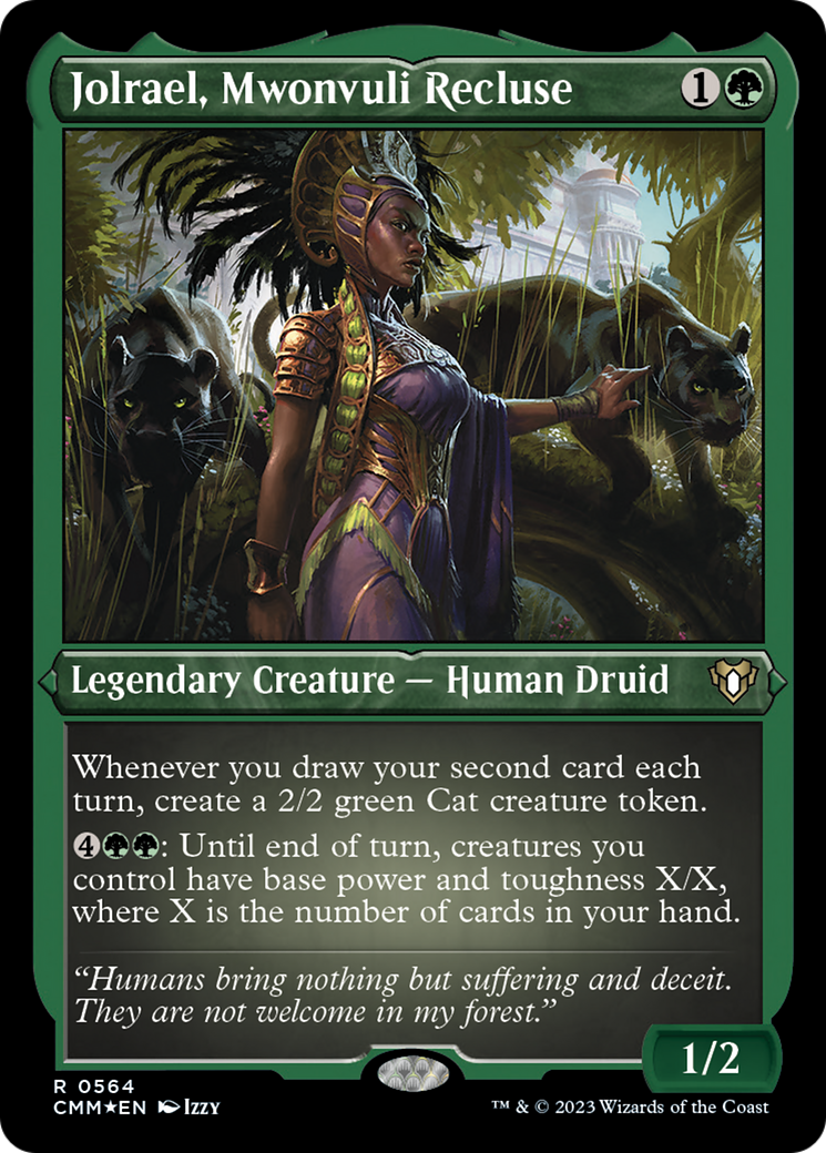 Jolrael, Mwonvuli Recluse (Foil Etched) [Commander Masters] - Trinity Hobby