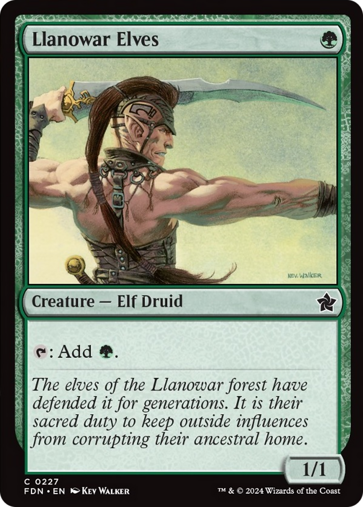 Llanowar Elves [Foundations] - Trinity Hobby