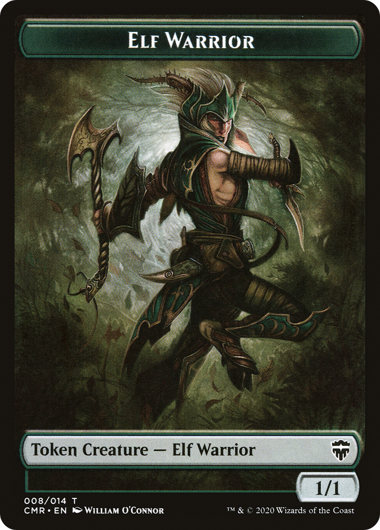 Elf Warrior  [Foil]  (CMR-008) - [Commander Legends Tokens] - Trinity Hobby