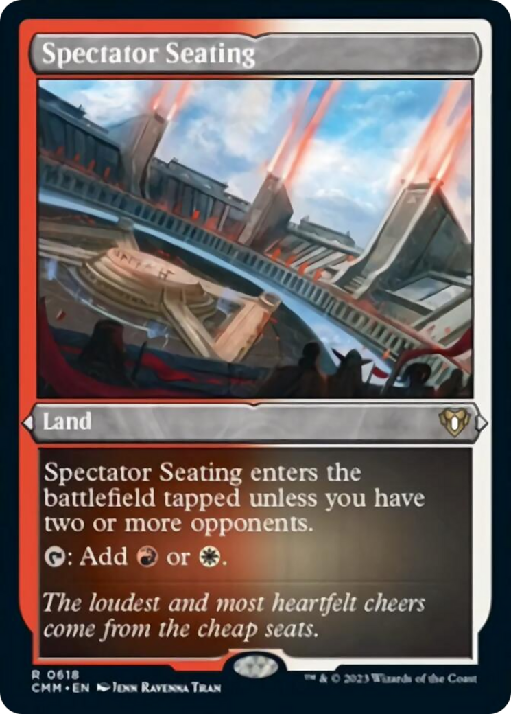 Spectator Seating (Foil Etched) [Commander Masters] - Trinity Hobby