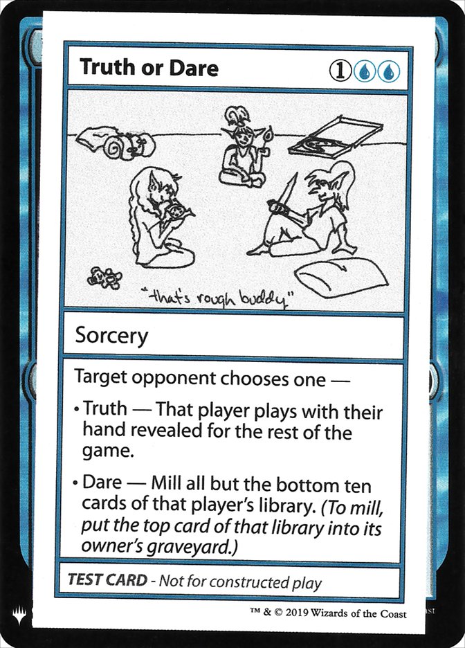Truth or Dare [Mystery Booster Playtest Cards] - Trinity Hobby
