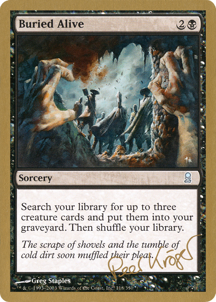 Buried Alive (Peer Kroger) [World Championship Decks 2003] - Trinity Hobby