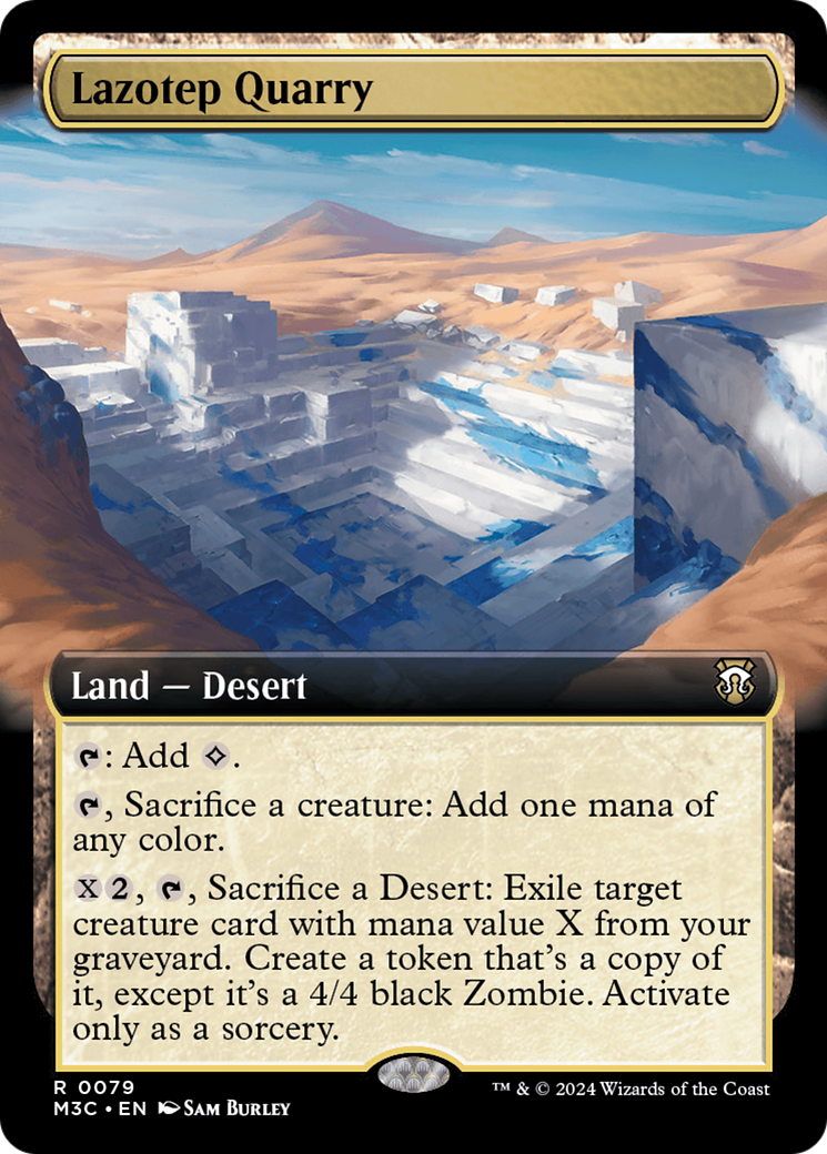 Lazotep Quarry (Extended Art) [Modern Horizons 3 Commander] - Trinity Hobby