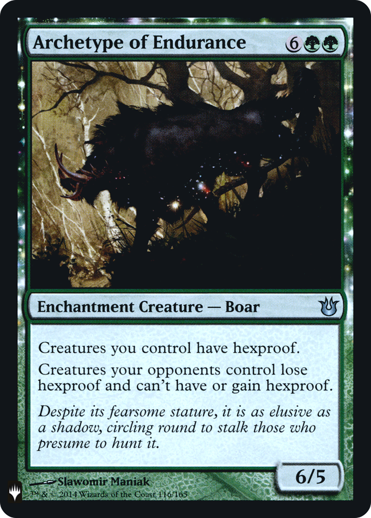 Archetype of Endurance [Mystery Booster] - Trinity Hobby