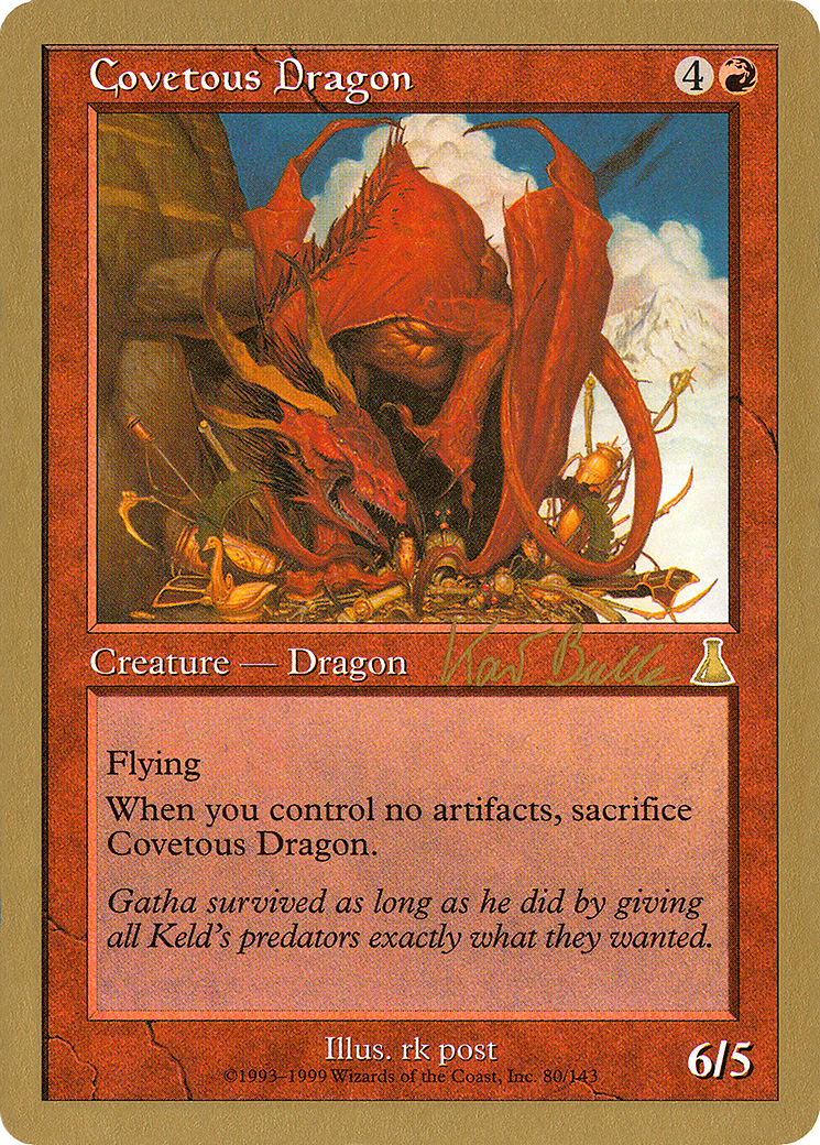 Covetous Dragon (Kai Budde) [World Championship Decks 1999] - Trinity Hobby