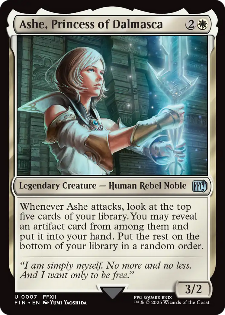 Ashe, Princess of Dalmasca  [Foil]  (FIN-007) - [FINAL FANTASY] - Trinity Hobby