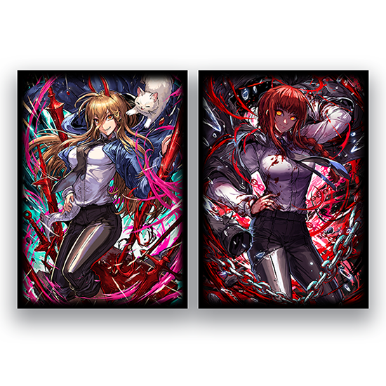 Manamoon Power x Control Holographic Sleeves - Power / Standard (100ct) (Limit 1 Per Person)