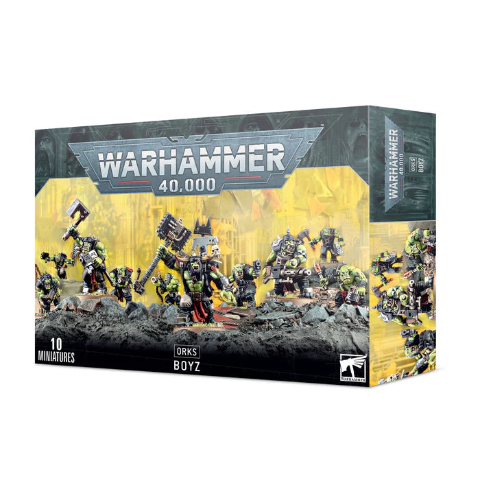 Warhammer 40k Orks: Boyz (NEW: PRESS FIT) 10 minatures COMBAT PATROL
