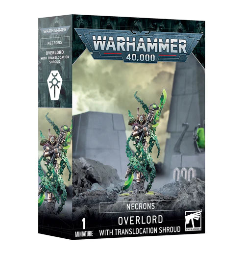 [Pre-Order] Necrons: Overlord with Translocation Shroud [Dec 9, 2023]