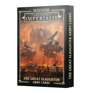[Pre-Order] Legions Imperialis: The Great Slaughter Army Cards (ETA March 2nd)
