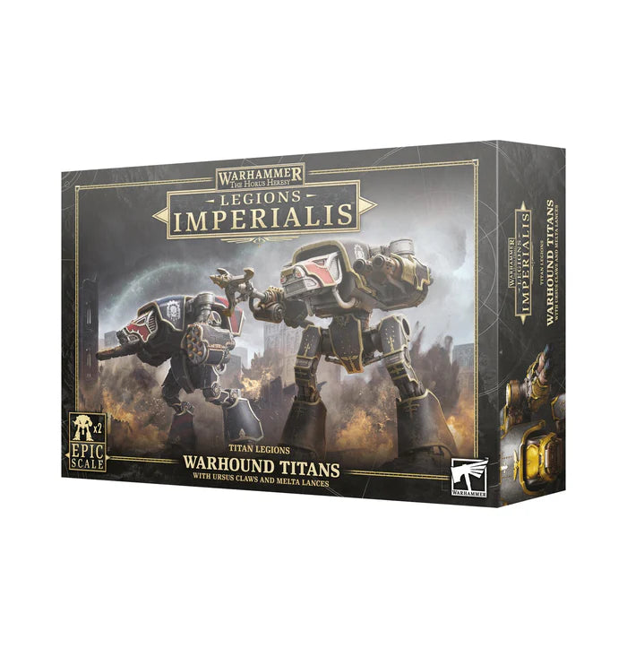 Legions Imperialis: Warhound Titans (Ursus Claws / Melta Lances) - Trinity Hobby