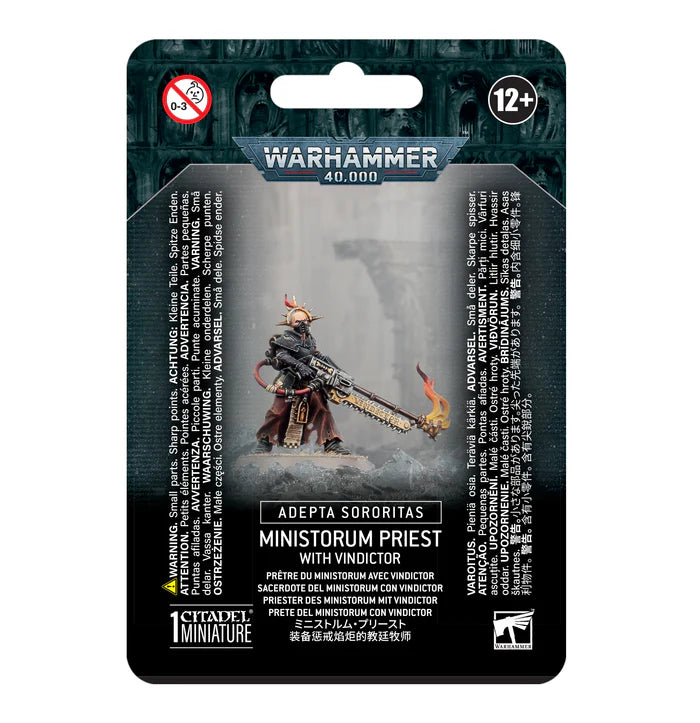 Adepta Sororitas: Ministorum Priest with Vindictor - Trinity Hobby