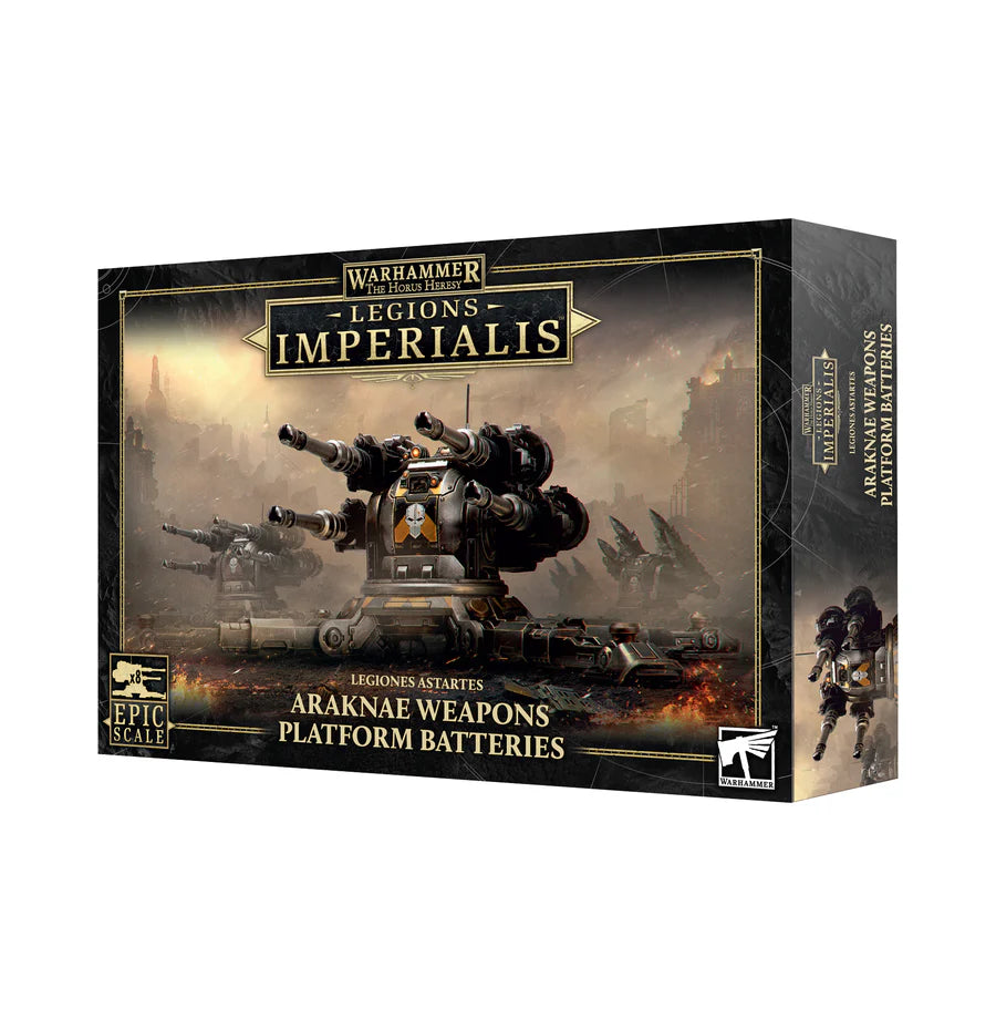 Legions Imperialis: Legiones Astartes Araknae Weapons Platform Batteries - Trinity Hobby