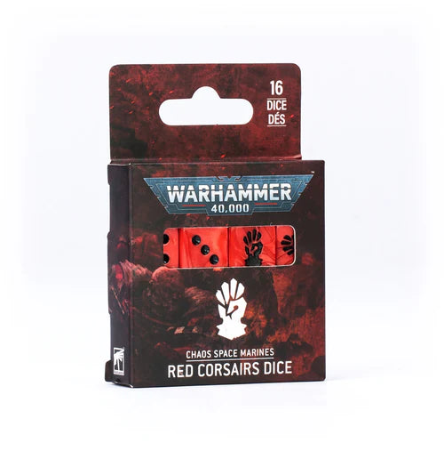 [Pre-Order] Chaos Space Marines: Red Corsairs Dice Set [Mar 21, 2026] - Trinity Hobby