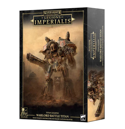 [Pre-Order] Legions Imperialis: Warlord Titan with Volkite Destructor and Macro-gatling Blaster [Aug 1, 2026]