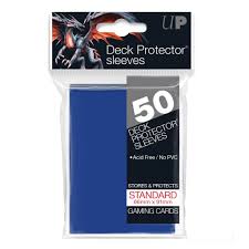 Ultra Pro Gloss 50ct SOLID DP TSUNAMI BLUE - Trinity Hobby