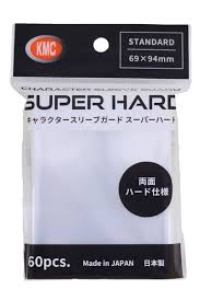 KMC Character Guard Super Hard Clear 60 CT Sleeves - Trinity Hobby